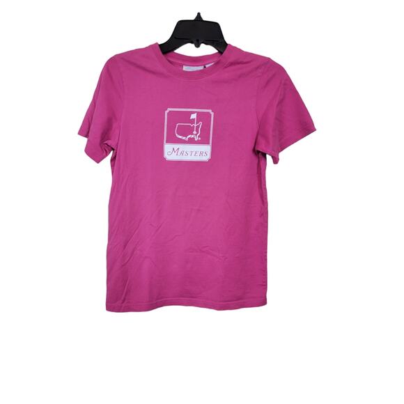 Master's Collection Pink T-shirt Childs Size Medium ANGC Augusta National - Picture 1 of 6